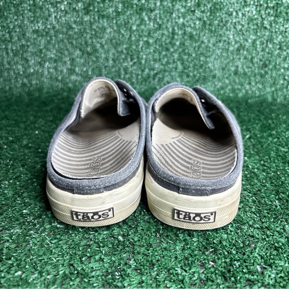 Taos EZ Soul Slip On Gray Canvas Comfort Casual Arch Support Shoe Size 7.5 - Picture 4 of 12